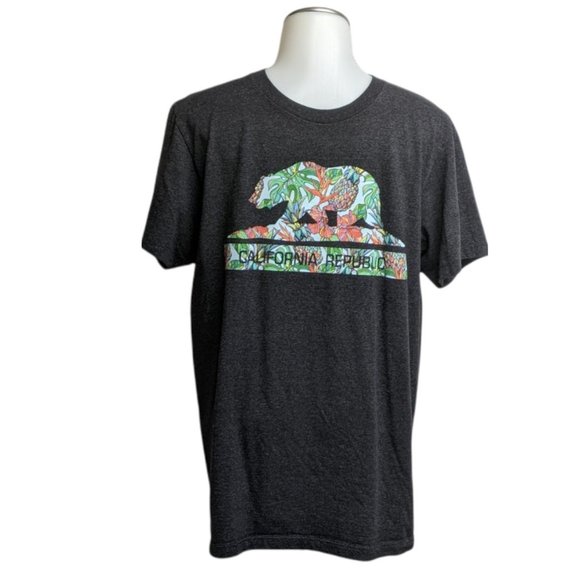 Hey Dude Other - Hey Dude California Republic Cotton Blend Short Sleeve Shirt Top M